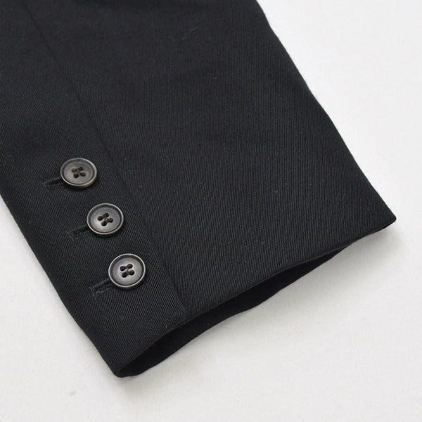 極美品 RAF SIMONS ラフシモンズ 99AW シングル テーラードジャケット サイズ46 ブラック ウール アーカイブ ディスオーダー期 中古 4a009435