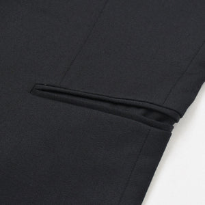 極美品 RAF SIMONS ラフシモンズ 99AW シングル テーラードジャケット サイズ46 ブラック ウール アーカイブ ディスオーダー期 中古 4a009435