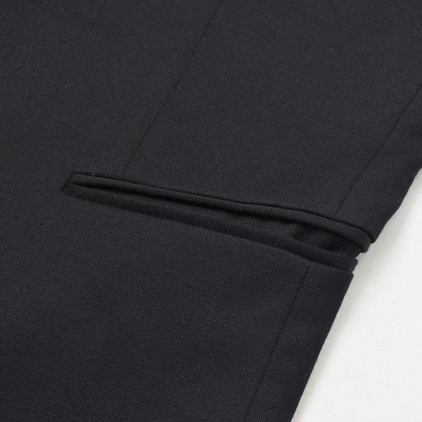 極美品 RAF SIMONS ラフシモンズ 99AW シングル テーラードジャケット サイズ46 ブラック ウール アーカイブ ディスオーダー期 中古 4a009435