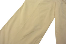 画像をギャラリービューアに読み込む, 極美品 PRADA プラダ パンツ ストレートカット ロゴ プレート P289H S000 1BMS ベージュ コットン サイズ36 中古 4b000947