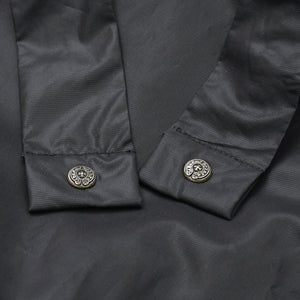 CHROME HEARTS Dagger Zip Nylon Coat Black Size XS RN# 97729 Good Condition Used 4a000953
