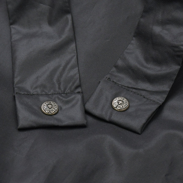 CHROME HEARTS Dagger Zip Nylon Coat Black Size XS RN# 97729 Good Condition Used 4a000953
