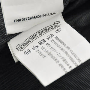 CHROME HEARTS Dagger Zip Nylon Coat Black Size XS RN# 97729 Good Condition Used 4a000953