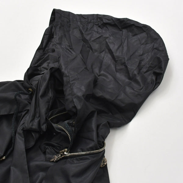 CHROME HEARTS Dagger Zip Nylon Coat Black Size XS RN# 97729 Good Condition Used 4a000953