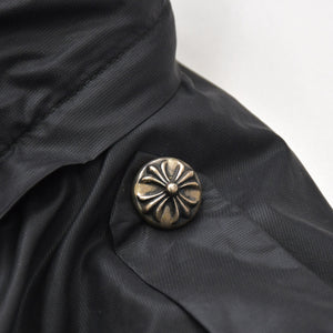 CHROME HEARTS Dagger Zip Nylon Coat Black Size XS RN# 97729 Good Condition Used 4a000953