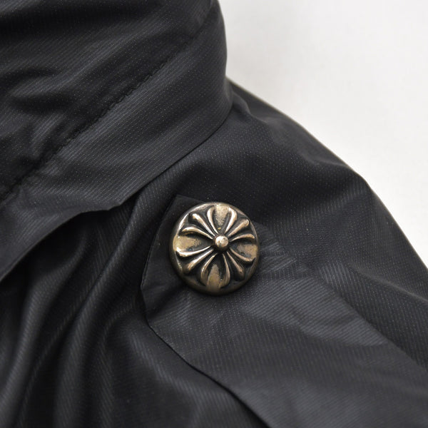 CHROME HEARTS Dagger Zip Nylon Coat Black Size XS RN# 97729 Good Condition Used 4a000953