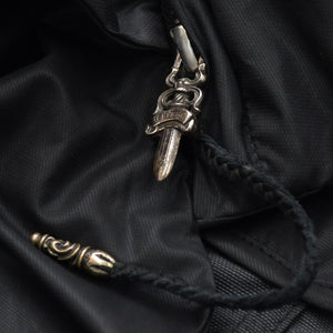 CHROME HEARTS Dagger Zip Nylon Coat Black Size XS RN# 97729 Good Condition Used 4a000953