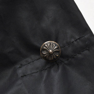 CHROME HEARTS Dagger Zip Nylon Coat Black Size XS RN# 97729 Good Condition Used 4a000953
