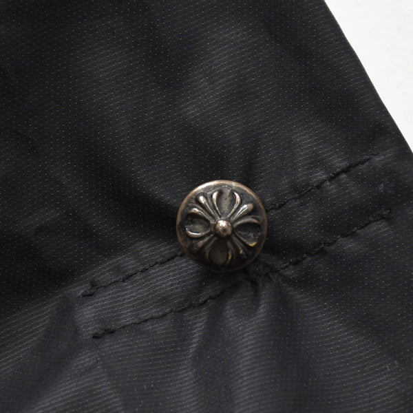 CHROME HEARTS Dagger Zip Nylon Coat Black Size XS RN# 97729 Good Condition Used 4a000953