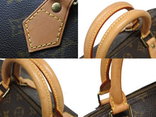 画像をギャラリービューアに読み込む, 極美品 LOUISVUITTON ルイヴィトン スピーディ35 ハンドバッグ M41526 モノグラムキャンバス ゴールド金具 ブラウン 中古 4b009535