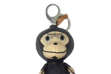 画像をギャラリービューアに読み込む, 極美品 A BATHING APE BAPE×MCM アベイシングエイプ エムシーエム ベイビーマイロチャーム ヴィセトス KEY CHAIN ブラック 中古 9594