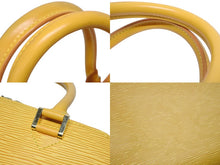 画像をギャラリービューアに読み込む, 極美品 LOUIS VUITTON ルイヴィトン ポンヌフ ハンドバッグ M52059 エピレザー イエロー ゴールド金具 中古 4b009720