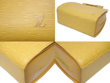 画像をギャラリービューアに読み込む, 極美品 LOUIS VUITTON ルイヴィトン ポンヌフ ハンドバッグ M52059 エピレザー イエロー ゴールド金具 中古 4b009720