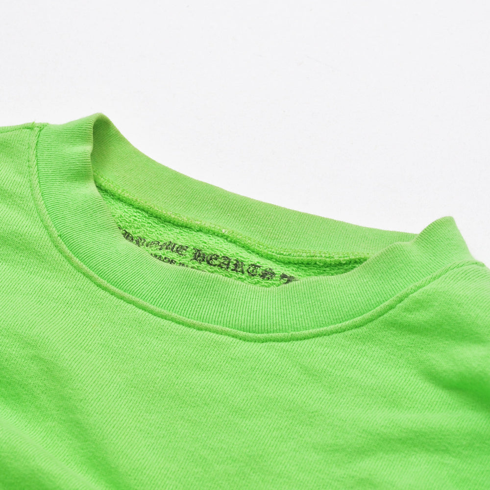 Very Good Condition CHROME HEARTS Matty Boy Sex Records Sweatshirt Sweatshirt Green Multicolor Size M Used 4a006673