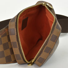画像をギャラリービューアに読み込む, LOUIS VUITTON ルイヴィトン ジェロニモス ウエストバッグ ボディバッグ N51994 ダミエ ブラウン 美品 中古 4b009740