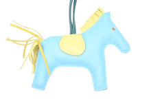 画像をギャラリービューアに読み込む, HERMES エルメス ロデオチャームMM バッグチャーム アニューロ クリノラン セレスト ライム マラカイト 美品 中古 4b009827