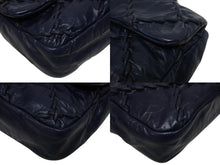 画像をギャラリービューアに読み込む, 極美品 CHANEL シャネル ウルトラステッチ チェーンショルダーバッグ A48492 15番台 ラムスキン ココマーク ネイビー シルバー金具 中古 4b009879