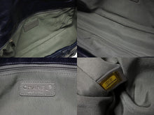 画像をギャラリービューアに読み込む, 極美品 CHANEL シャネル ウルトラステッチ チェーンショルダーバッグ A48492 15番台 ラムスキン ココマーク ネイビー シルバー金具 中古 4b009879