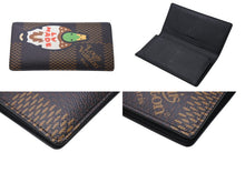 画像をギャラリービューアに読み込む, 極美品 LOUIS VUITTON × NIGO ルイヴィトン ニゴ ダミエ ジャイアント ポルトフォイユ ブラザ 長財布 N60393 ブラウン ウォレット 中古 4c073092