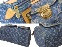 Load image into Gallery viewer, LOUIS VUITTON ルイヴィトン ネオスピーディ ハンドバッグ M95019 モノグラムデニム ゴールド金具 美品 中古 4c076247