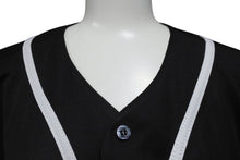 画像をギャラリービューアに読み込む, 極美品 BadBoy Entertainment バッドボーイエンターテイメント ベースボールシャツ 20周年記念 Biggieモデル ポリエステル ブラック サイズXXXL 中古 4b004855