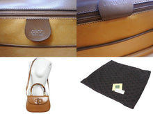 画像をギャラリービューアに読み込む, GUCCI グッチ バンブー 2WAYバッグ 000・01・0633 レザー ブラウン イタリア製 ゴールド金具 美品 中古 4b002672