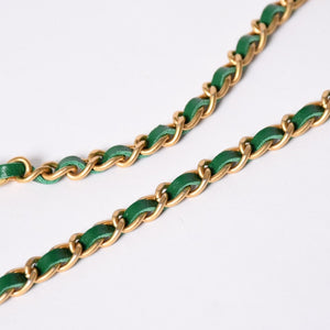 New and unused CHANEL Handbag 2WAY AP3435 Chain Shoulder Top Handle Mini Random Number Coco Mark Green Used 4a001707