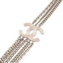 画像をギャラリービューアに読み込む, CHANEL シャネル ネックレス 重量約140.98g B15B刻印 全長約91.5cm ココマーク メタル ラインストーン シルバー クリア 美品 中古 4b013929