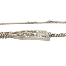 画像をギャラリービューアに読み込む, CHANEL シャネル ネックレス 重量約140.98g B15B刻印 全長約91.5cm ココマーク メタル ラインストーン シルバー クリア 美品 中古 4b013929