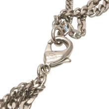 画像をギャラリービューアに読み込む, CHANEL シャネル ネックレス 重量約140.98g B15B刻印 全長約91.5cm ココマーク メタル ラインストーン シルバー クリア 美品 中古 4b013929