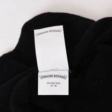 画像をギャラリービューアに読み込む, 極美品 CHROME HEARTS クロムハーツ 3クロスレザーパッチカシミアニットフェイスマスク ブルー ニット帽 中古 4b014104