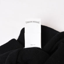 画像をギャラリービューアに読み込む, 極美品 CHROME HEARTS クロムハーツ 3クロスレザーパッチカシミアニットフェイスマスク ブルー ニット帽 中古 4b014104