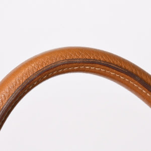 極美品 HERMES エルメス ケリー35 ハンドバッグ □M刻 2011年 内縫い トゴ ゴールド シルバー金具 中古 4b014125