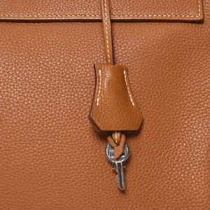 極美品 HERMES エルメス ケリー35 ハンドバッグ □M刻 2011年 内縫い トゴ ゴールド シルバー金具 中古 4b014125