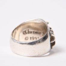 画像をギャラリービューアに読み込む, CHROME HEARTS クロムハーツ キーパーリング 指輪 サイズ21号 重量21.3g 1992刻印 シルバー925 美品 中古 4b014093
