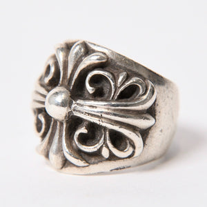 CHROME HEARTS クロムハーツ キーパーリング 指輪 サイズ20号 重量20g 1992刻印 シルバー925 美品 中古 4b014094