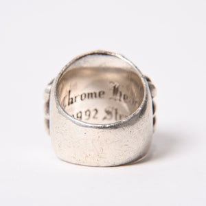 CHROME HEARTS クロムハーツ キーパーリング 指輪 サイズ20号 重量20g 1992刻印 シルバー925 美品 中古 4b014094
