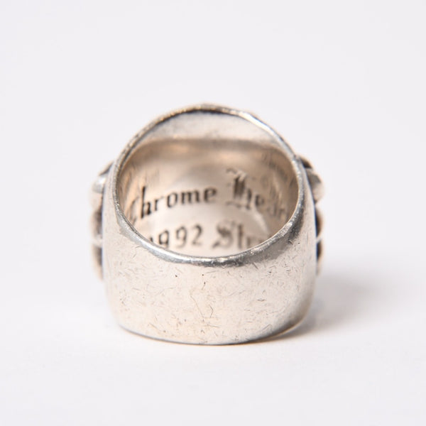 CHROME HEARTS クロムハーツ キーパーリング 指輪 サイズ20号 重量20g 1992刻印 シルバー925 美品 中古 4b014094