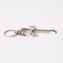 画像をギャラリービューアに読み込む, CHROME HEARTS クロムハーツ CH CRS LG &amp; No5 DGGR ラージクロス ダガー キーリング 重量約52.2g 美品 中古 4b014089
