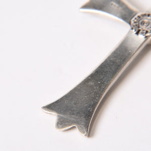 CHROME HEARTS クロムハーツ CH CRS LG & No5 DGGR ラージクロス ダガー キーリング 重量約52.2g 美品 中古 4b014089
