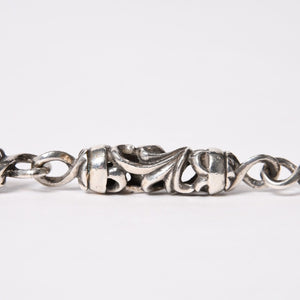 CHROME HEARTS クロムハーツ ケルティック ローラーウォレットチェーン 6リンク1クリップ 約166g 美品 中古 4b014080