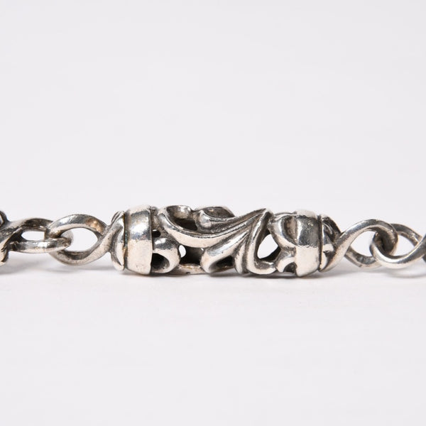 CHROME HEARTS クロムハーツ ケルティック ローラーウォレットチェーン 6リンク1クリップ 約166g 美品 中古 4b014080