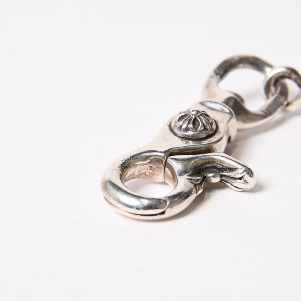 CHROME HEARTS クロムハーツ ケルティック ローラーウォレットチェーン 6リンク1クリップ 約166g 美品 中古 4b014080