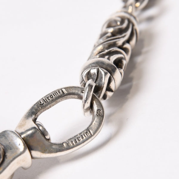 CHROME HEARTS クロムハーツ ケルティック ローラーウォレットチェーン 6リンク1クリップ 約166g 美品 中古 4b014080