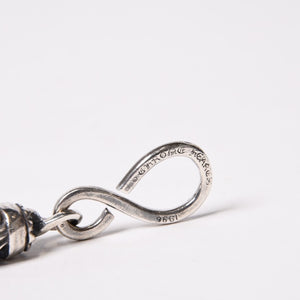 CHROME HEARTS クロムハーツ ケルティック ローラーウォレットチェーン 6リンク1クリップ 約166g 美品 中古 4b014080