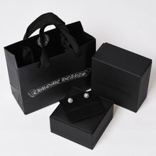 画像をギャラリービューアに読み込む, 新品未使用 CHROME HEARTS クロムハーツ × ミキモト MIKIMOTO スタッド CHプラスパール ピアス 18K WG 中古 4b014110