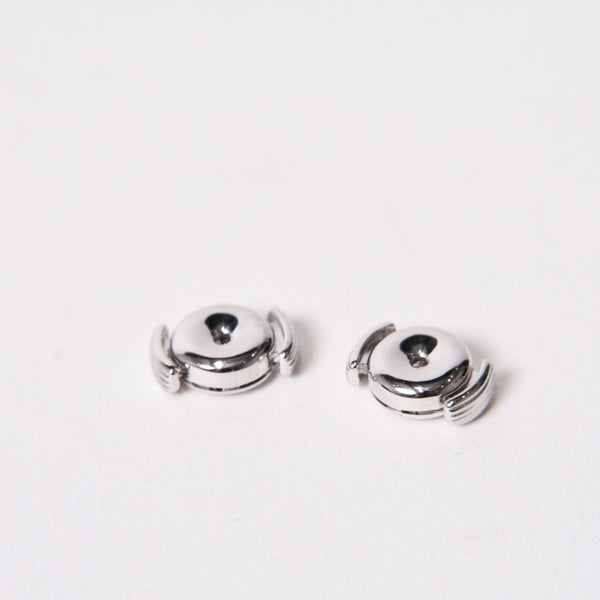 新品未使用 CHROME HEARTS クロムハーツ × ミキモト MIKIMOTO スタッド CHプラスパール ピアス 18K WG 中古 4b014110