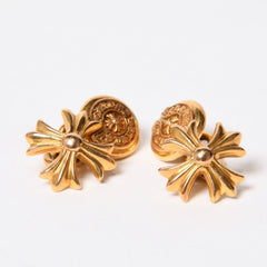 新品同様 CHROME HEARTS クロムハーツ CHプラス カフス 22K 22.2g 希少 中古 4b014086
