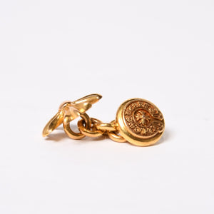 新品同様 CHROME HEARTS クロムハーツ CHプラス カフス 22K 22.2g 希少 中古 4b014086