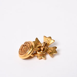 新品同様 CHROME HEARTS クロムハーツ CHプラス カフス 22K 22.2g 希少 中古 4b014086